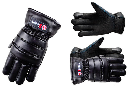 Guantes de Cuero de Invierno Unisex con Forro Polar y Pantalla Táctil - Image 12