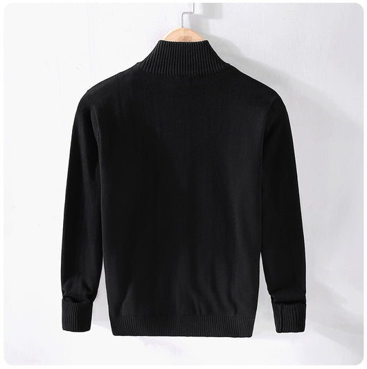 Chamarra Casual para Hombre con Cuello Alto y Cierre - Image 7