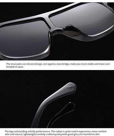 Gafas de Sol Oversized para Hombre y Mujer - Montura Integral Moderna - Image 11