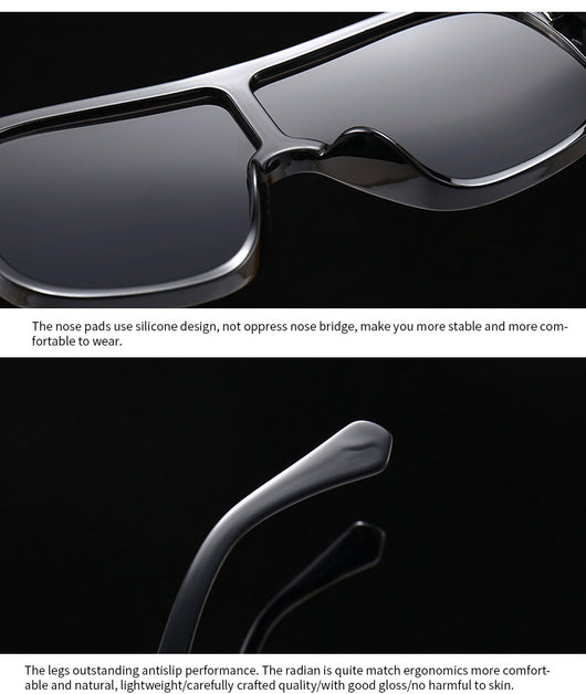 Gafas de Sol Oversized para Hombre y Mujer - Montura Integral Moderna - Image 11