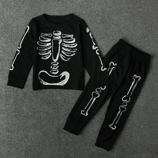 Conjunto Infantil Europeo Americano: Blusa y Pantalón Coordinado
