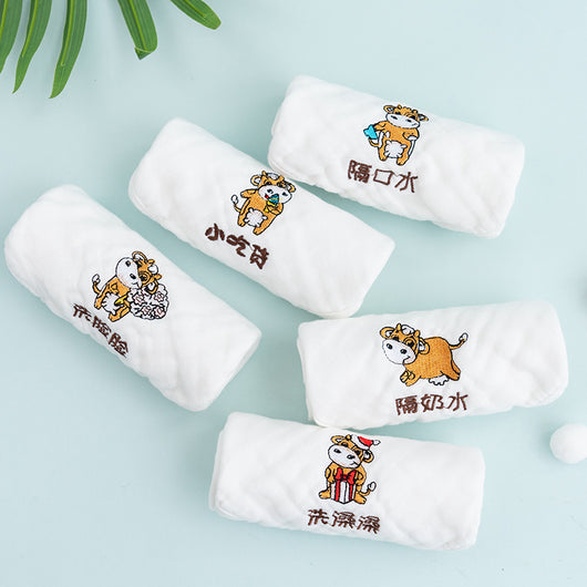 Babero de Toalla Bordado para Bebé con Diseño Personalizado - Image 13