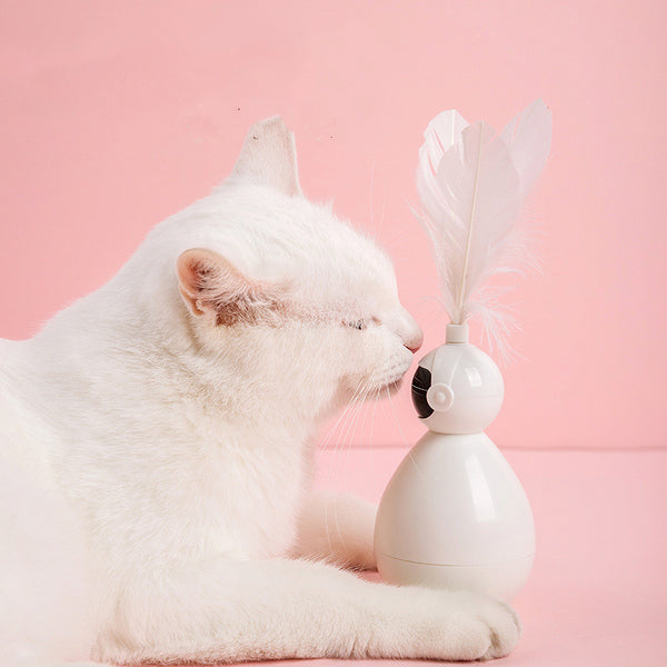 Juguete Interactivo Tumbler para Gatos - Diseño Divertido