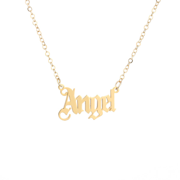 Collar Ángel con Letra Dorada - Image 4