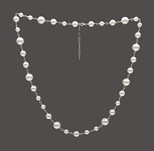 Collar de Perlas Naturales en Concha