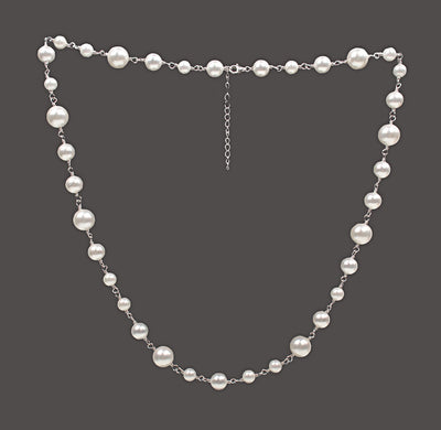 Collar de Perlas Naturales en Concha