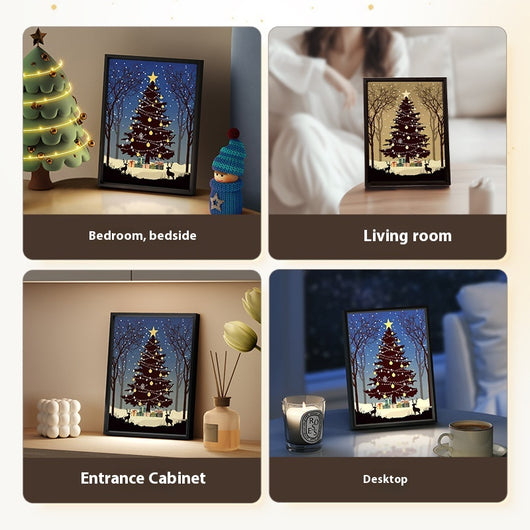 Parlante Bluetooth Árbol Navideño Luminoso con Luz y Sombra - Adorno de Escritorio - Image 11