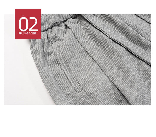 Pantalones de Descanso Rectos Unisex con Cinturón - Image 3