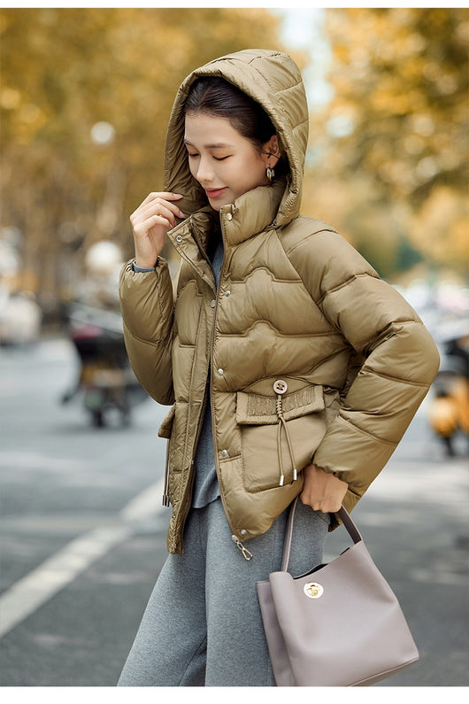 Abrigo de Algodón Acolchado con Capucha para Mujer Adulta - Image 27