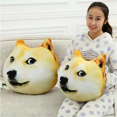 Almohada Térmica 3D Cabeza de Perro - Cojín Creativo Calentable - Image 3