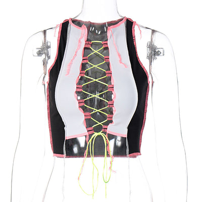 Chaleco Deportivo Hueco con Tirantes Ajustables y Detalles en Color - Image 11