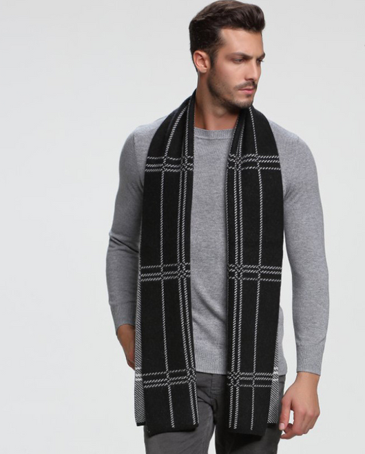 Bufanda de Cachemira para Hombre Otoño Invierno - Doble Faz Ejecutiva - Image 16
