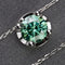 Moissanite necklace 1.5 carats VVS1 Verde