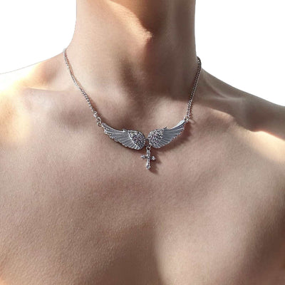 Collar Cruz Sofisticado Unisex Estilo Americano Versátil - Image 5