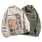 Chaqueta Suelta con Parches Retro