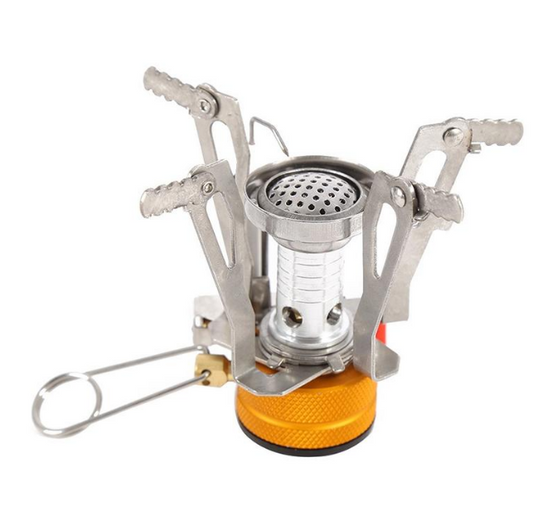 Quemador Portátil Mini para Camping - Estufa de Exterior Compacta