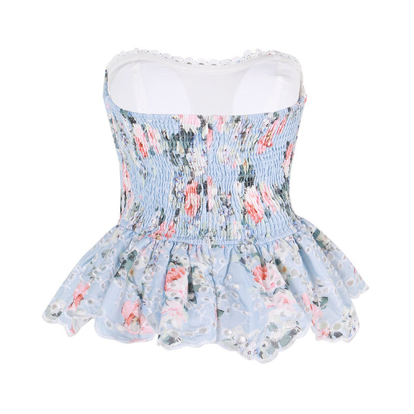 Camisa con Dobladillo Irregular