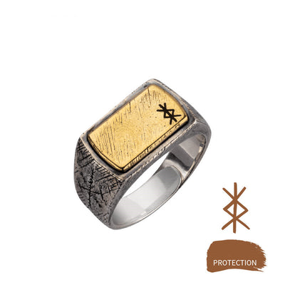 Anillo Ajustable Letra Final Moda Masculina - Image 5