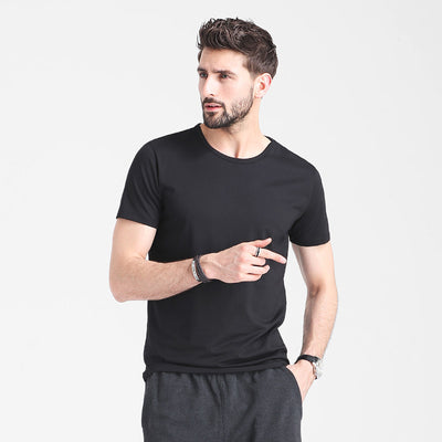 Camiseta Modal Manga Corta para Hombre - Ajuste Slim Secado Rápido Verano - Image 14