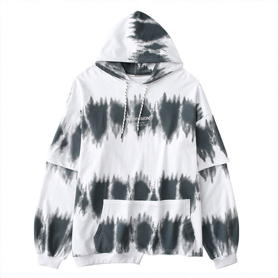 Sudadera Tie-Dye Asimétrica