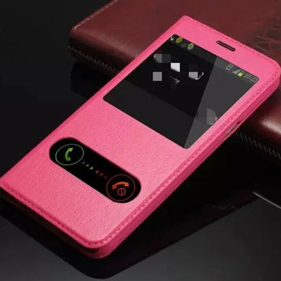 Funda Protectora de Cuero tipo Concha para Smartphone - Image 17