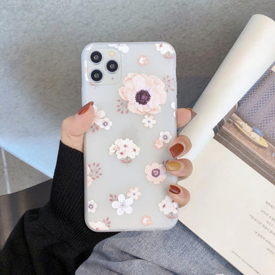 Funda Floral Transparente Creativa para Celular - Image 6