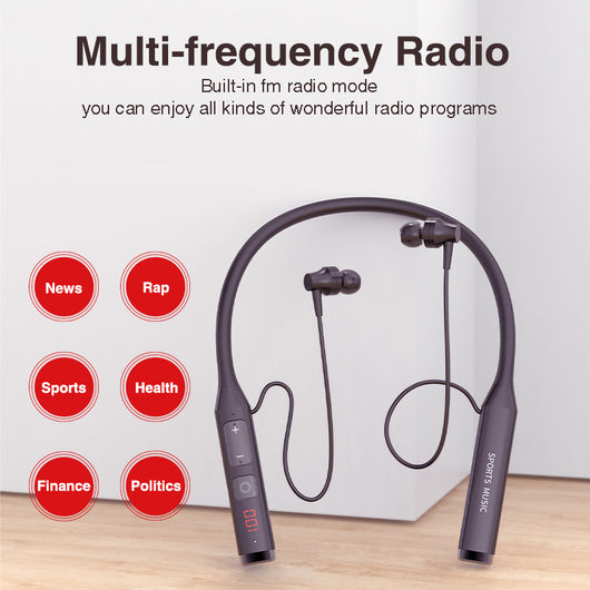Auriculares Inalámbricos Multifunción con Pantalla, Radio y Ranura para Tarjeta - Image 14