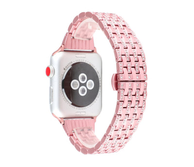 Correa de Reloj de Acero Inoxidable con Diamantes - Image 3