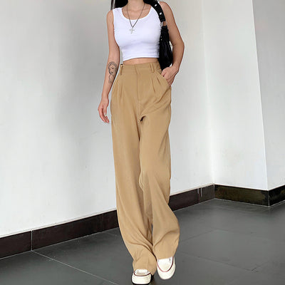 Pantalón Retro Cintura Alta Slim Fit Casual para Mujer - Image 2