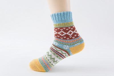 Calcetines de Cachemira Estilo Étnico para Mujer