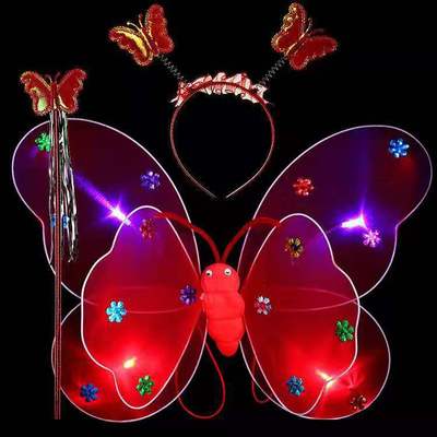 Alas de Mariposa Luminosas con Luces LED para Niños - Image 7