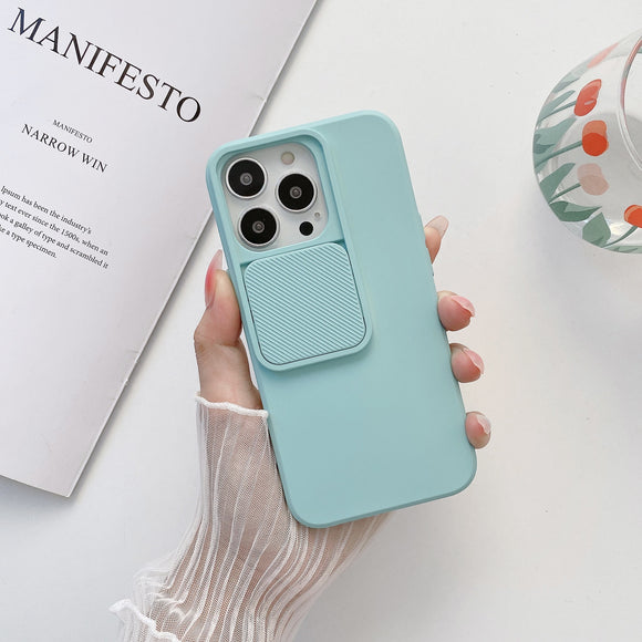 Funda Protectora con Cubierta Deslizante de Silicona para Celular