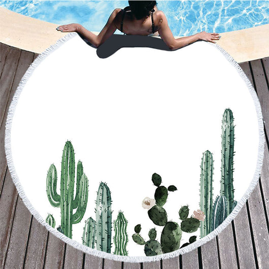 Toalla de Playa Estampada Microfibra