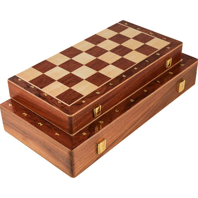 Juego de Ajedrez en Madera Maciza Grande con Tablero Plegable para Niños - Image 5