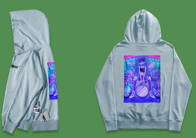 Sudadera Esencial con Diseño Steam Wave - Image 4