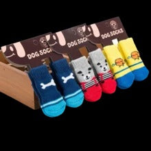 Calcetines Antiarañazos para Mascotas con Diseño de Osito