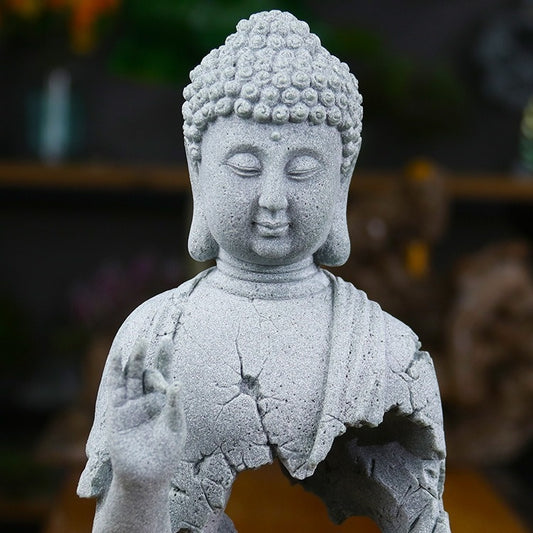 Estatua de Buda Amitabha Decorativa - Feng Shui para Hogar y Jardín