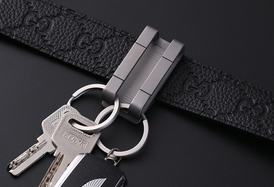 Llavero Doble en Aleación de Titanio para Hombre - Porta Llaves Creativo y Personalizable - Image 8