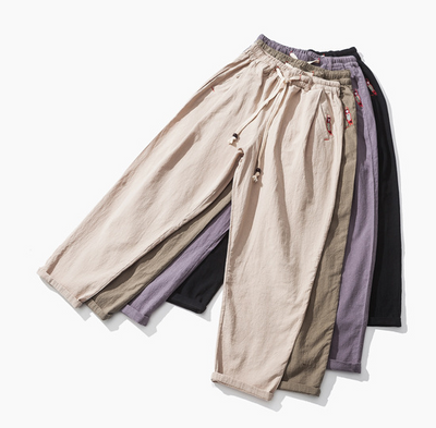 Pantalones Harem de Nueve Puntos para Hombre - Image 4