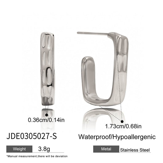 Aretes C Acero Inoxidable Lujo Europeo Minimalista - Image 16