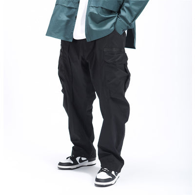 Pantalón Overol Funcional Americano con Múltiples Bolsillos y Pliegues - Image 11
