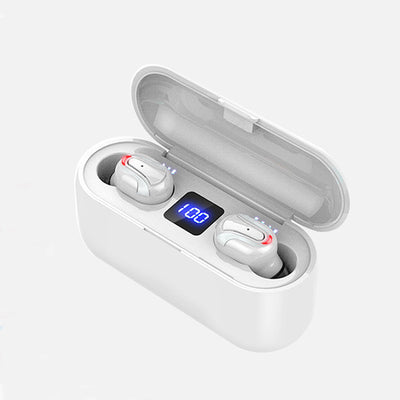 Auriculares Bluetooth 5.0 con LED Binaural Q32-1 - Image 10