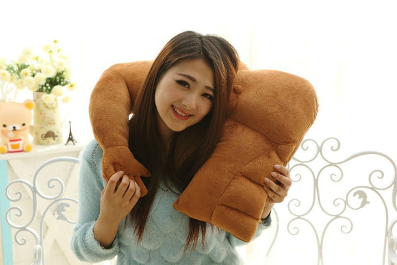 Almohada Abrazo Forma Brazo Musculoso - Cojín Peluche Novio
