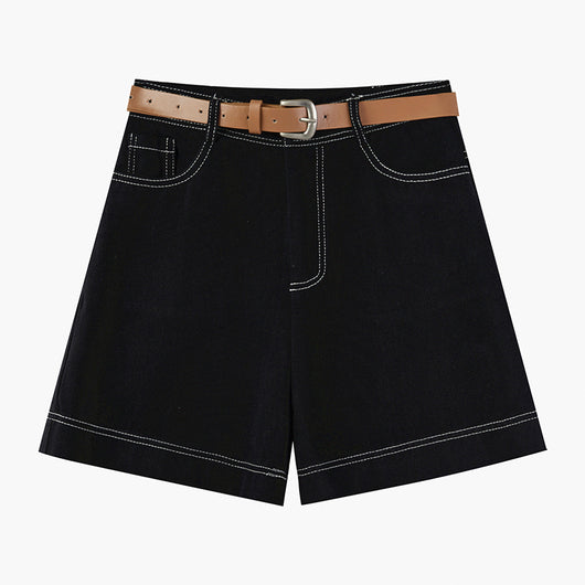 Shorts Casuales de Cintura Alta para Mujer - Image 11