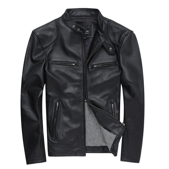 Chaqueta de Cuero Casual Premium