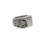 Anillo Pesado con Calavera Tallada