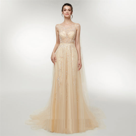 Vestido de Novia Elegante Otoño - Largo Exclusivo Engerla