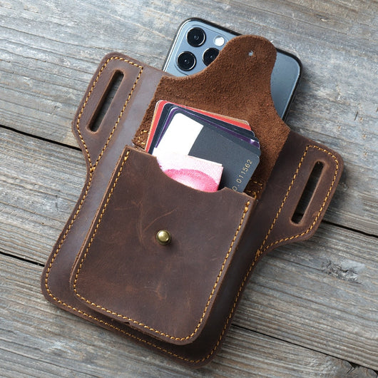 Riñonera Deportiva de Cuero para Celular - Bolsa de Almacenamiento para Correr - Image 4