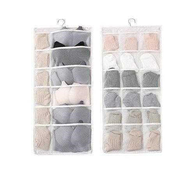 Clothes organizer bag with compartments