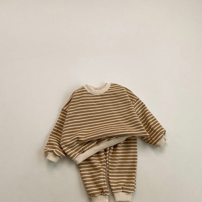 Conjunto Deportivo Infantil 2 Piezas - Suéter Rayado y Pantalón PP - Image 7